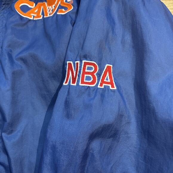 Vintage 90s Rare Cleveland Cavaliers Starter Windbreaker Jacket Cavs Medium - Picture 9 of 16